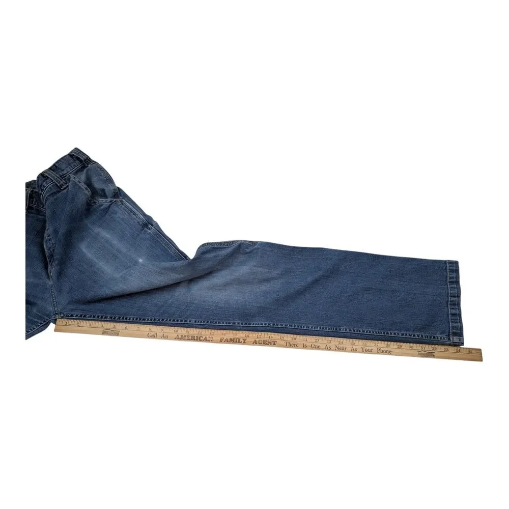 Carhartt‎ Carpenter Jeans Men’s 36x36 Relaxed Fit Denim Blue Workwear distressed